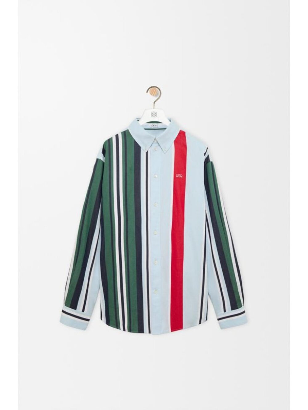 Loewe Striped Cotton Shirt Tag Size 39 Men